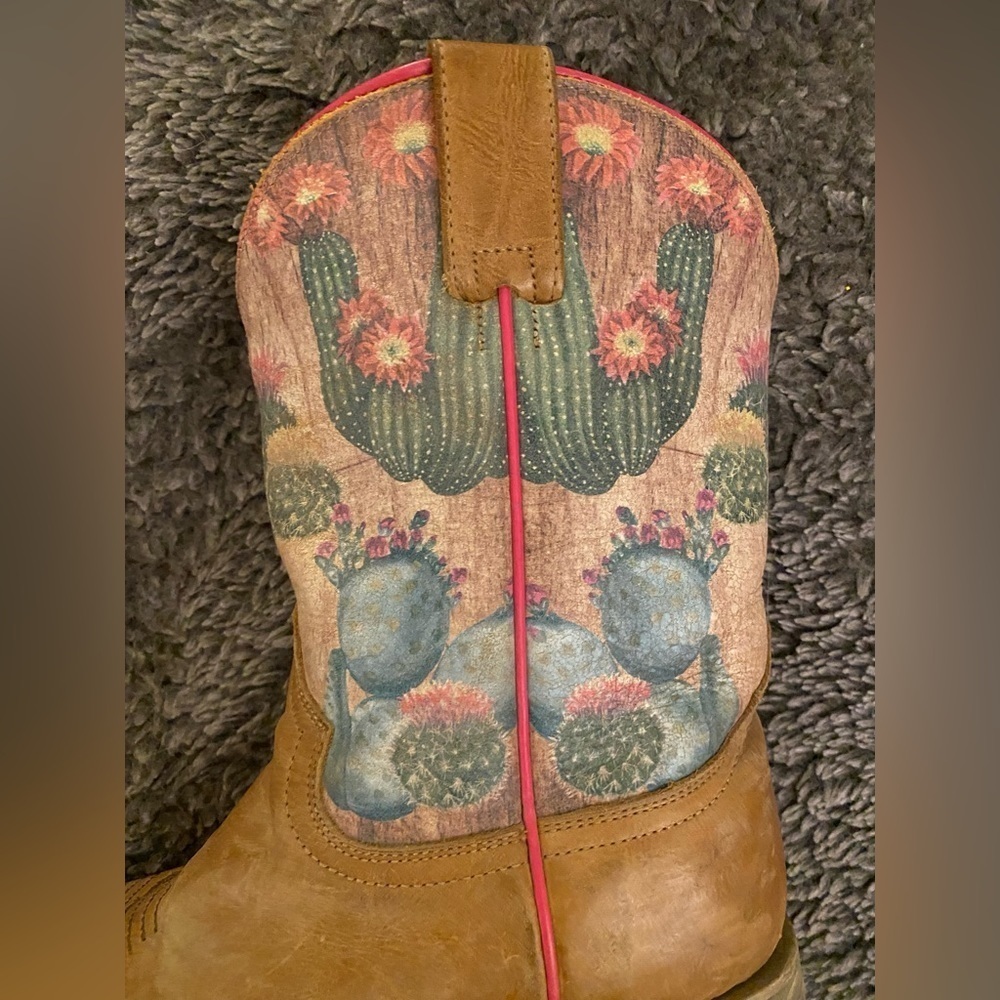 ROPER Big Girls Prickly Cactus Cowboy Boots - Picture 12 of 12